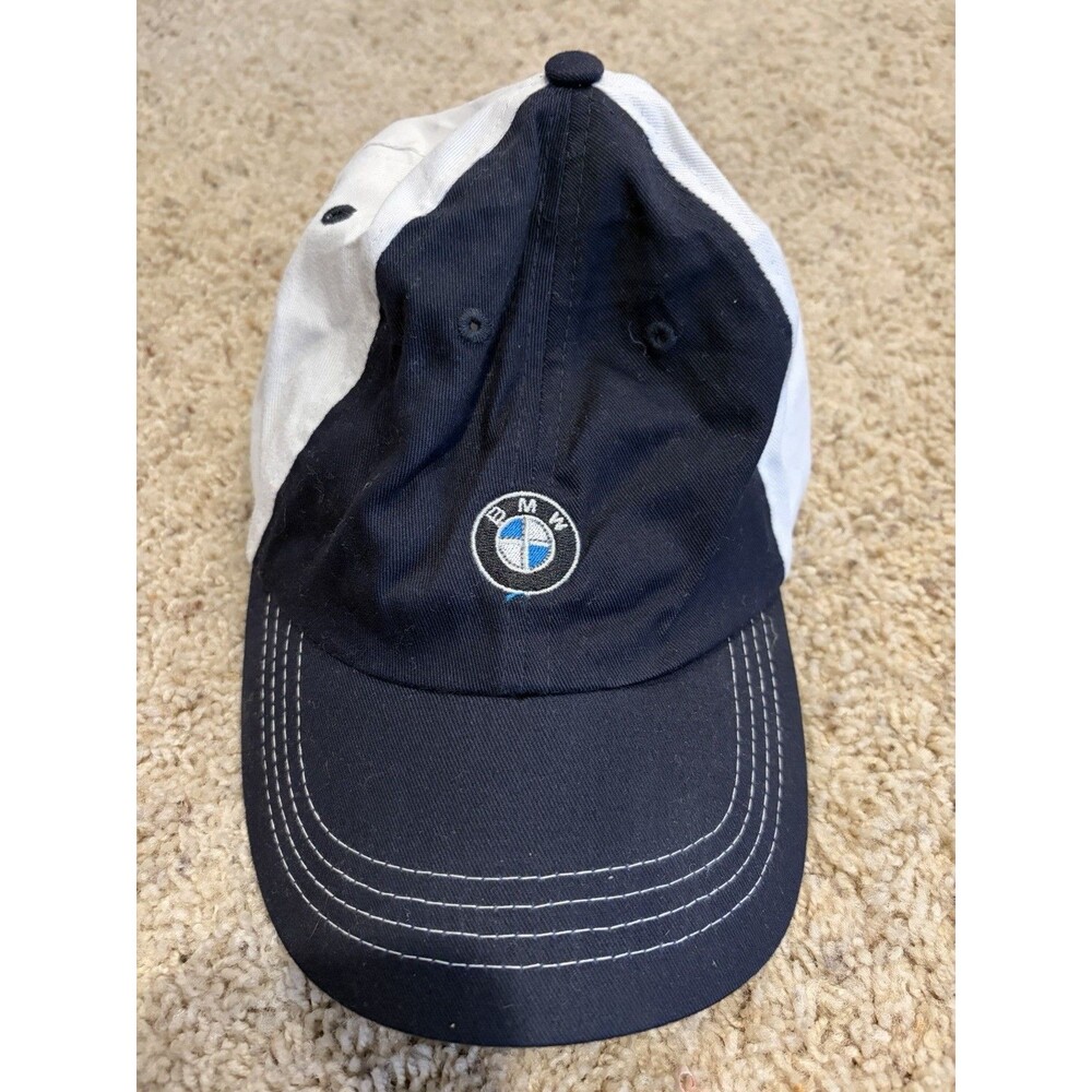 BMW USA Olympic Proud Partner Navy Blue & White Adjustable Hat